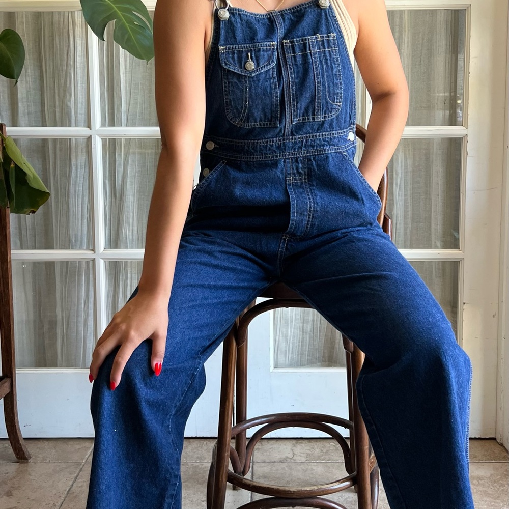 Denim gap blue Jean overalls